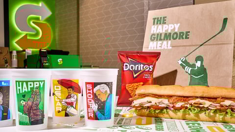 Subway Happy Gilmore meal