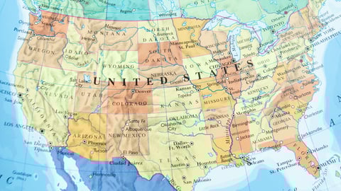 United States map